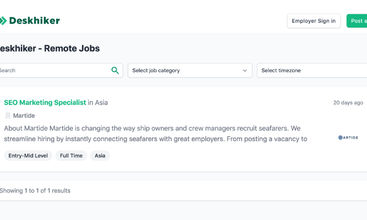 Deskhiker screenshot