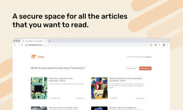 Cozy Reader screenshot