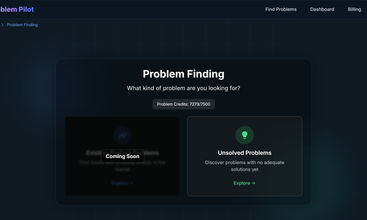 Problem Pilot screenshot