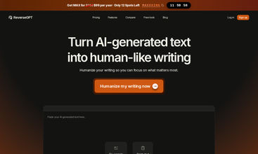 ReverseGPT screenshot