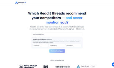 Reddit Gap Check by Monroya.ai screenshot