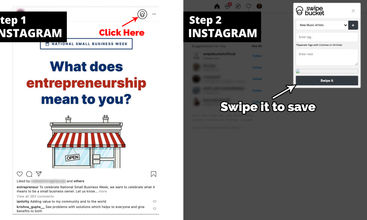 Swipebucket screenshot