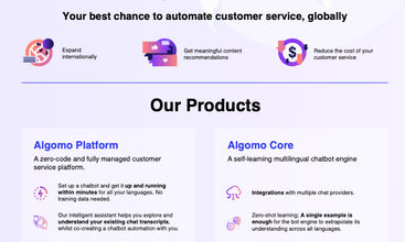 algomo screenshot