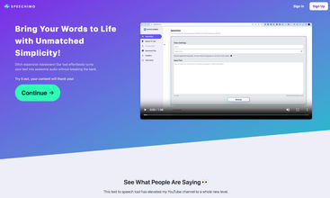 Speechimo screenshot
