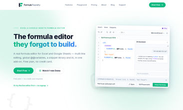 Formula Foundry screenshot