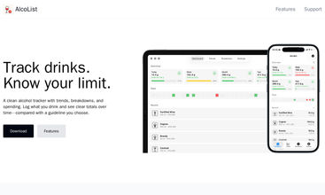 AlcoList screenshot