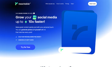 Reactable AI screenshot