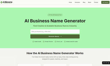 AI Bizname screenshot