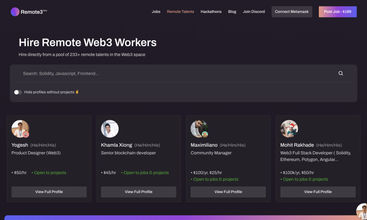 Remote Web3 Jobs screenshot