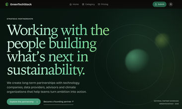GreenTechStack screenshot