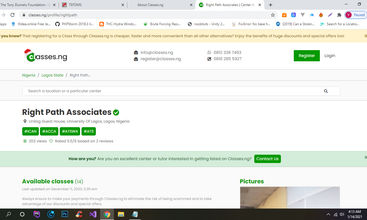 Classes.ng screenshot