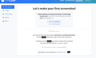 ApiLeap screenshot