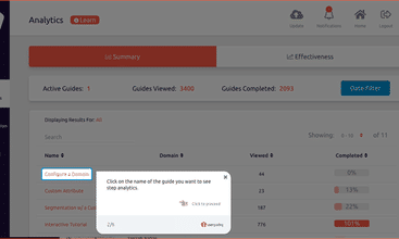 UserGuiding screenshot
