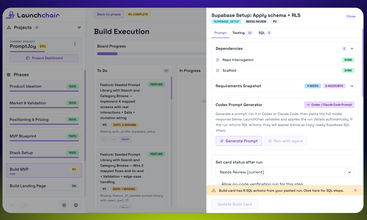 LaunchChair screenshot