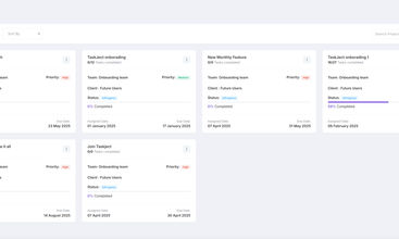 TaskJect screenshot
