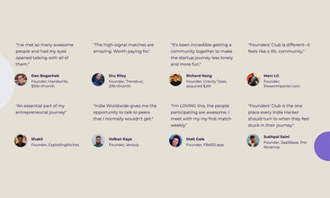 Founders' Club screenshot