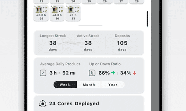 Flowton: the "time particle" screenshot