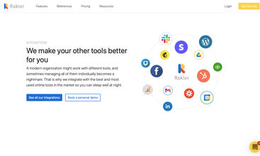Raklet screenshot