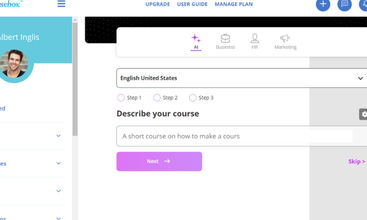 Coursebox screenshot