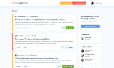 Request.chat screenshot