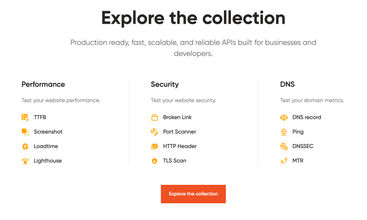 Geekflare API screenshot