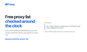 HProxy screenshot