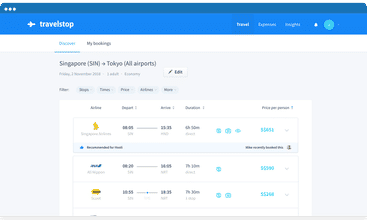 Travelstop screenshot