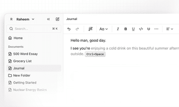 Docsurf screenshot