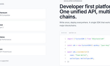 Fystack screenshot