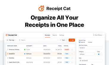 Receipt Cat screenshot