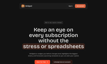 Bridged screenshot