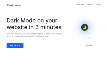 Darkmode screenshot