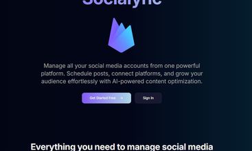 Socialync screenshot
