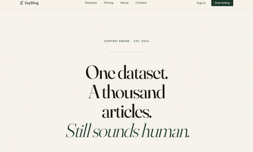 EsyBlog screenshot