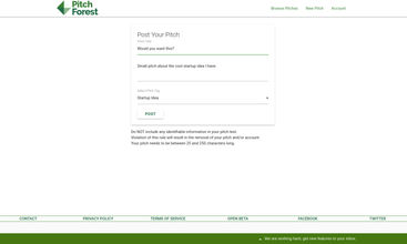 Pitch Forest screenshot