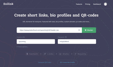Exilink screenshot