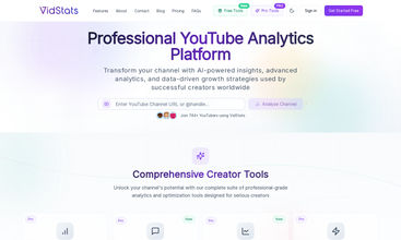 VidStats screenshot