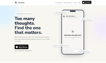 ClarityOne screenshot