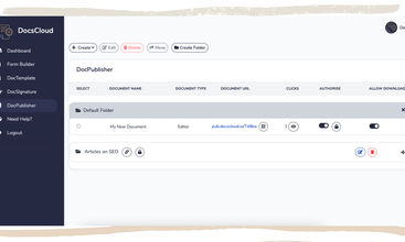 DocsCloud screenshot