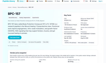 Peptide Library screenshot