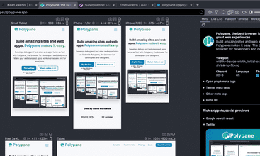 Polypane screenshot