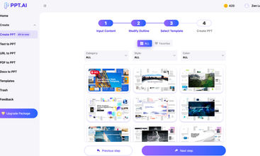 PPT AI screenshot