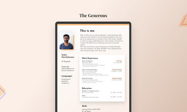 Resoume screenshot