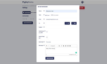 MightyForms screenshot