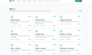 Linkos screenshot
