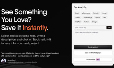 Bookmarkify screenshot