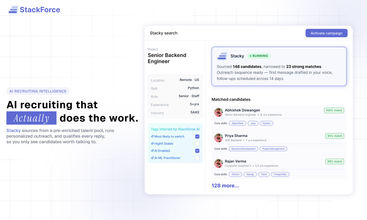 Stackforce screenshot