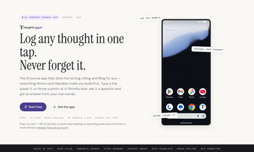 ThoughtLogger screenshot