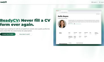 ReadyCV screenshot