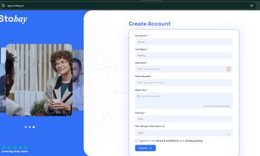Stobay AI screenshot